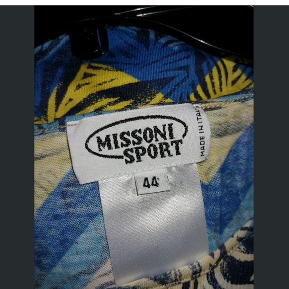 L Missoni Sport Graphic Print Tee Size 44 - Picture 4 of 4